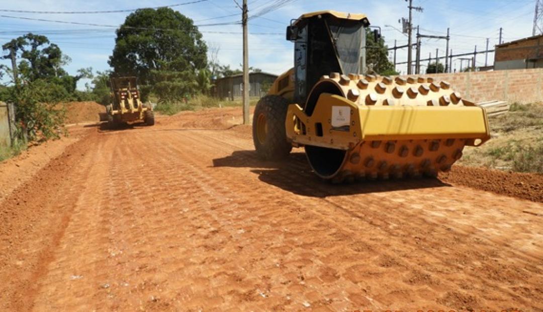 Prefeitura de Nova Monte Verde inicia a pavimentação asfáltica no Bairro Jardim Planalto