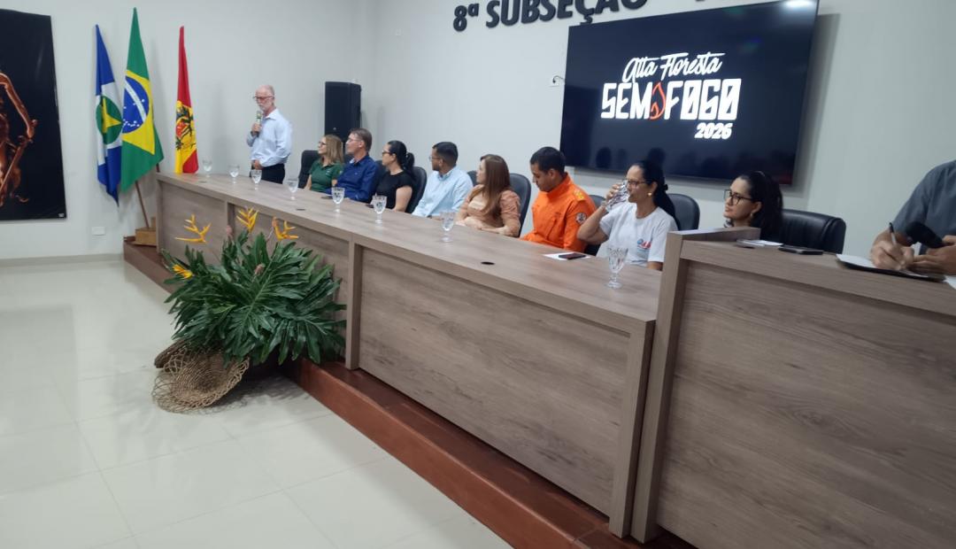 Alta Floresta lança campanha contra queimadas com foco em prevenção e responsabilidade