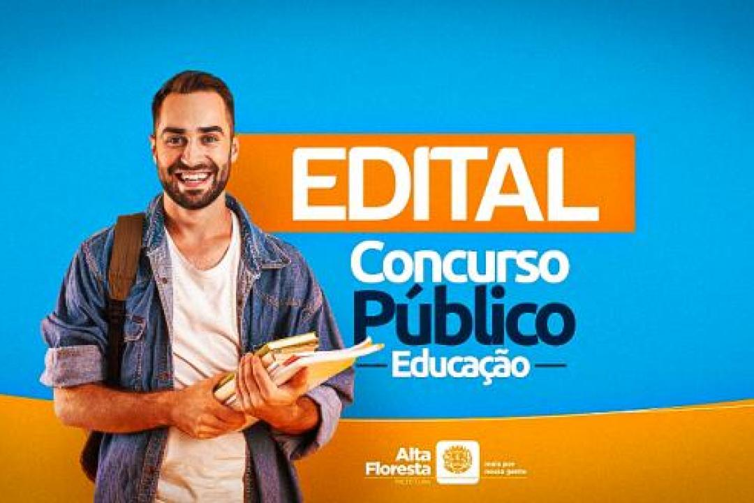 Publicado edital para realização do Concurso Público da Educação