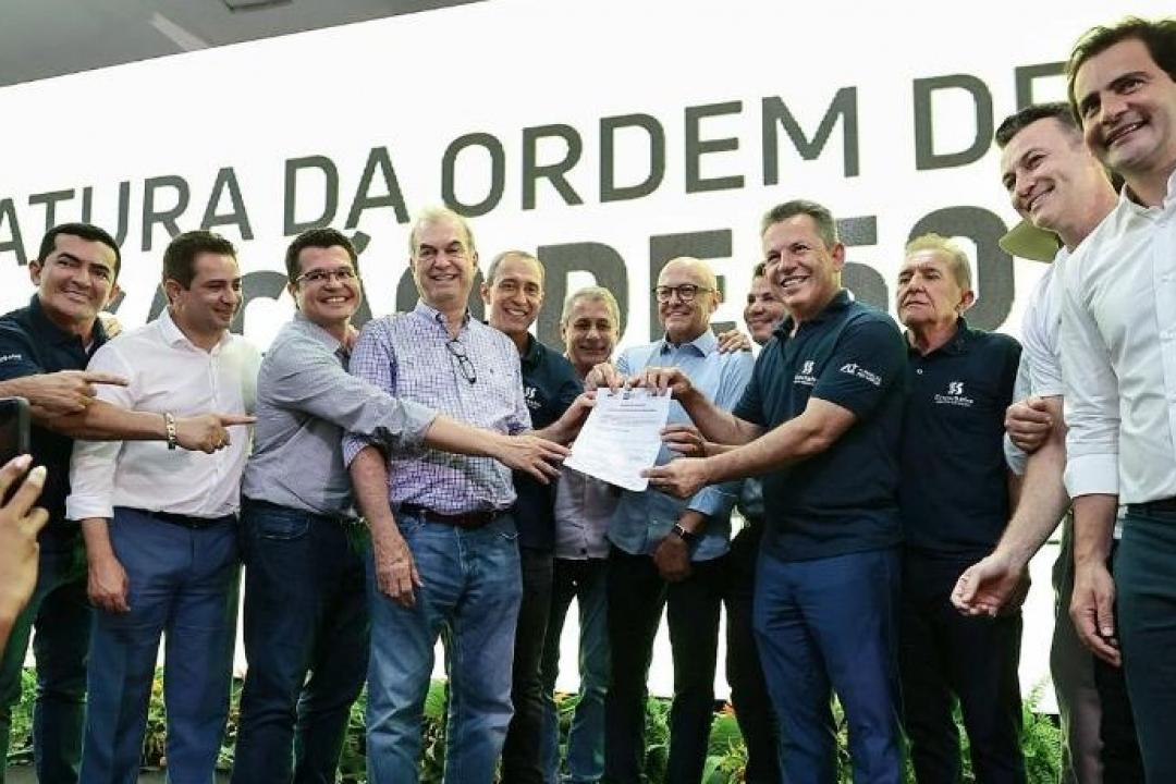 Governador assina ordem de serviço para obras de duplicação do último trecho na BR-163