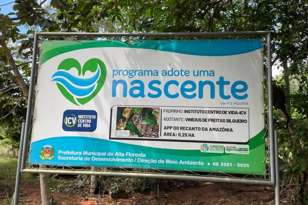 Programa Adote uma Nascente promove ação de limpeza em 23 áreas de Alta Floresta