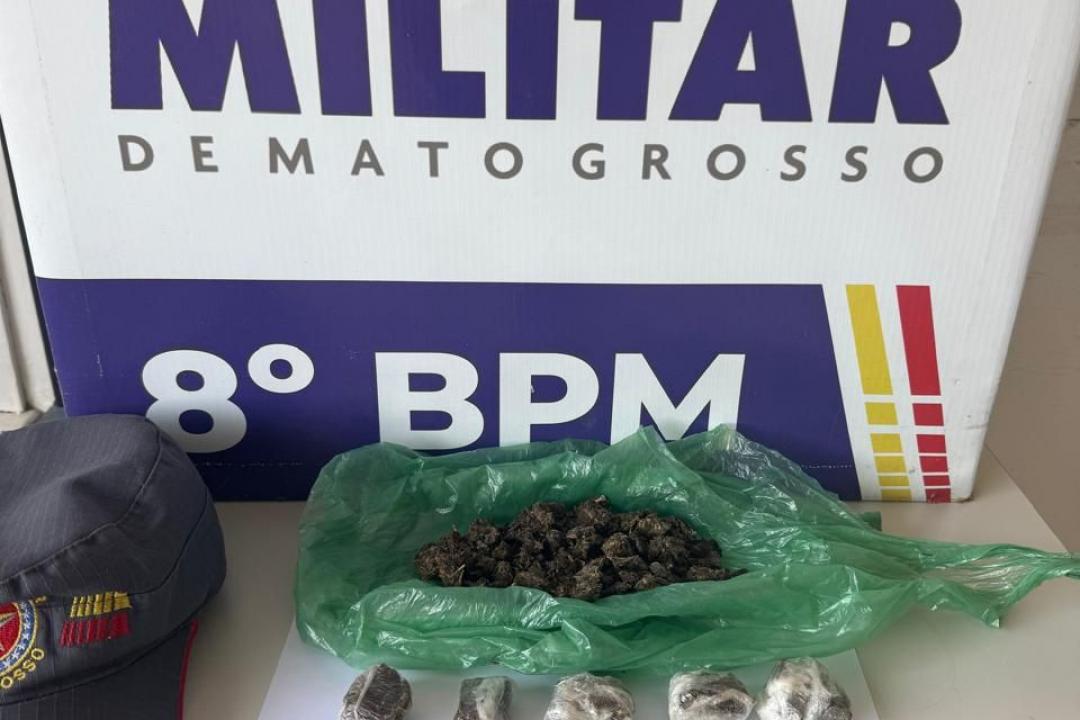 Operação policial resulta na apreensão de drogas e balança de precisão em Alta Floresta