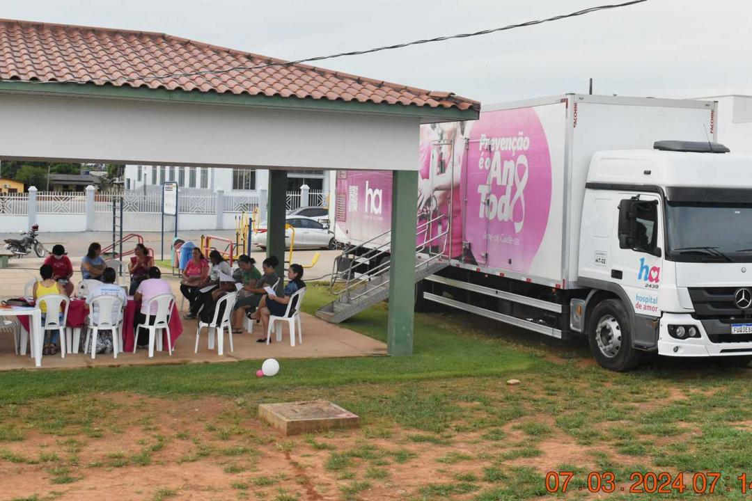 Prefeitura de Nova Monte Verde realiza triagem para atendimento na Carreta do Hospital de Amor