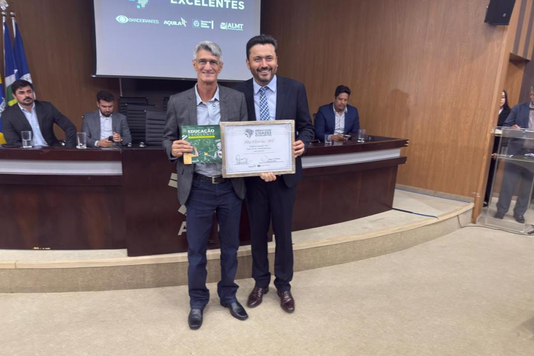 Alta Floresta conquista 3º lugar no Prêmio Band Cidades Excelentes em Saúde e Bem-Estar