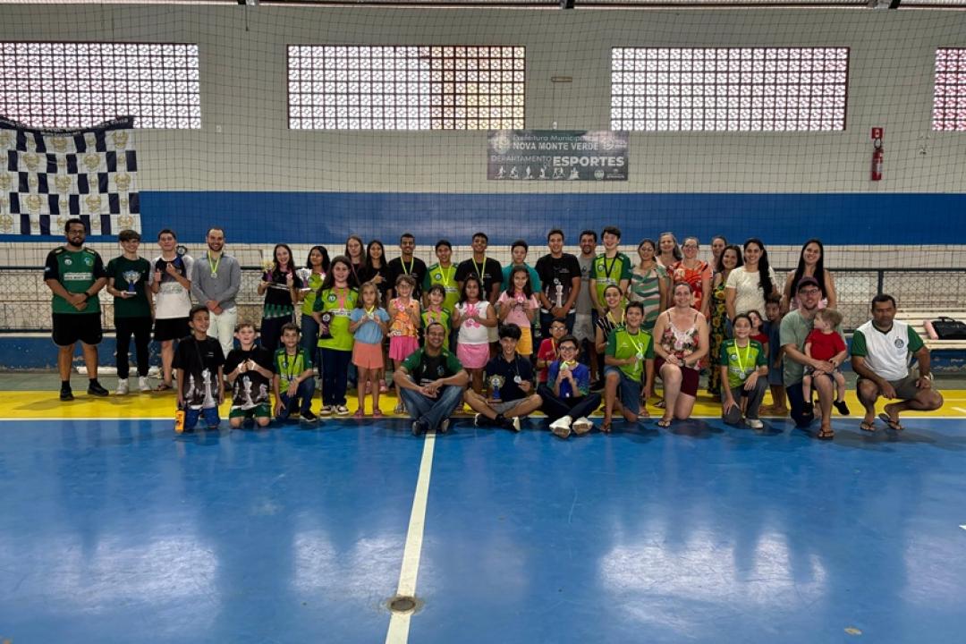 Nova Monte Verde celebra o encerramento do 13º Campeonato Municipal de Xadrez com incentivo ao esporte