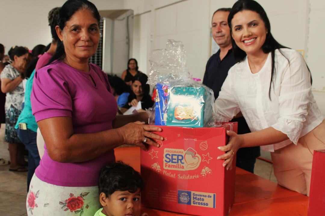 Secretaria Assistência Social de Nova Monte Verde realiza entrega de cestas básicas para famílias cadastradas no CRAS