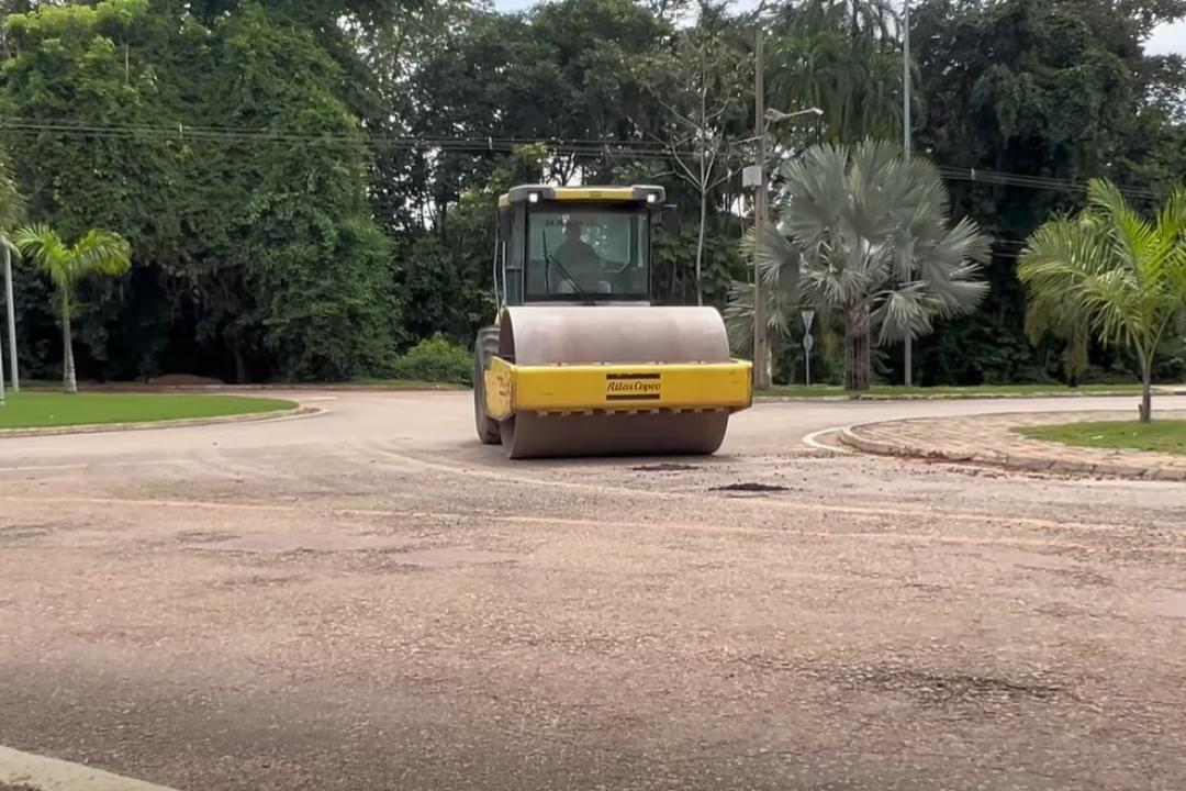 Prefeitura de Paranaíta inicia revitalização asfáltica com tapa-buracos nas vias urbanas