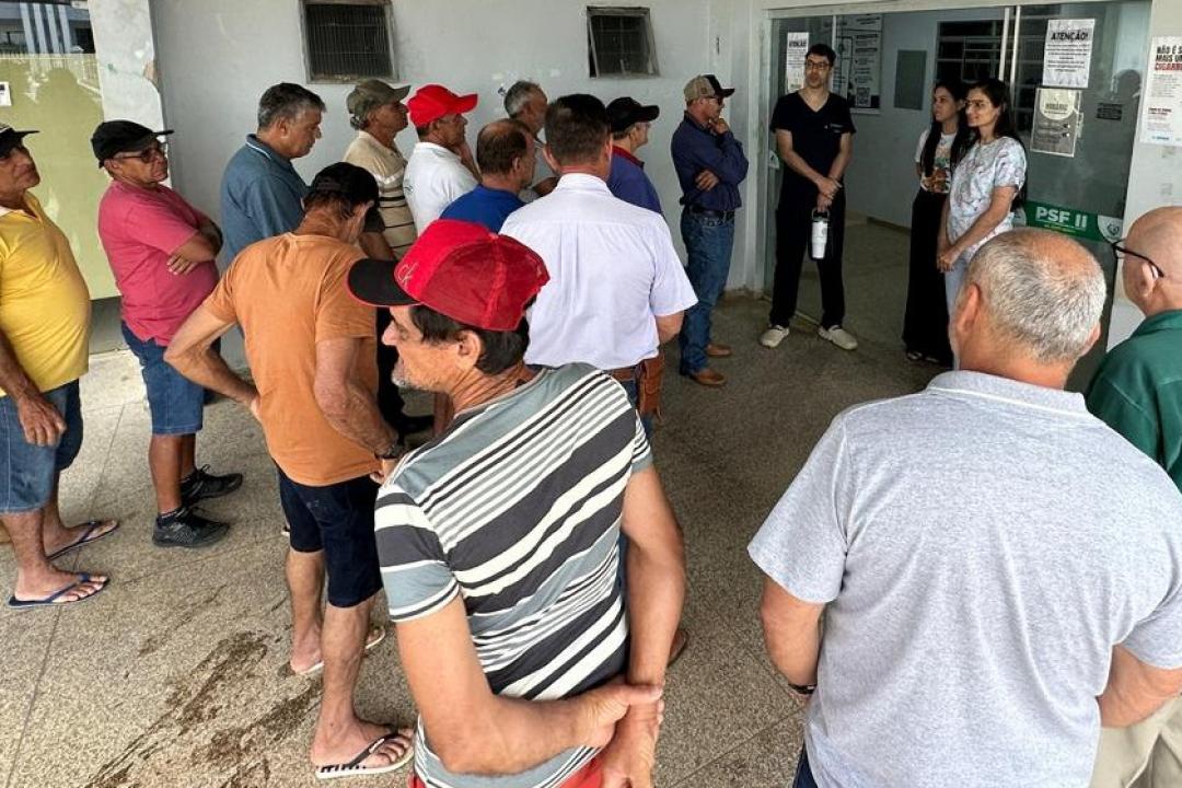 Secretaria de Saúde realiza ação especial voltada à saúde do homem em Nova Monte Verde