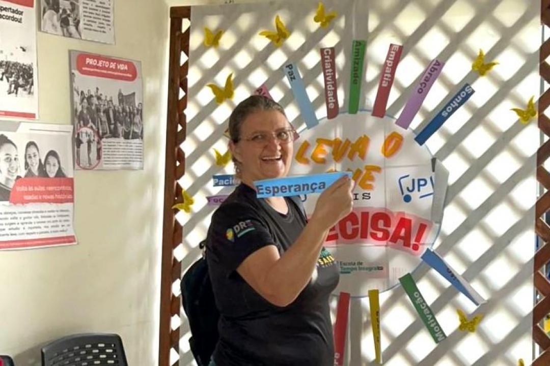 Atendimento Educacional Especializado apoia adaptação de alunos no primeiro mês de aulas da Escola João Paulo II, em Paranaíta