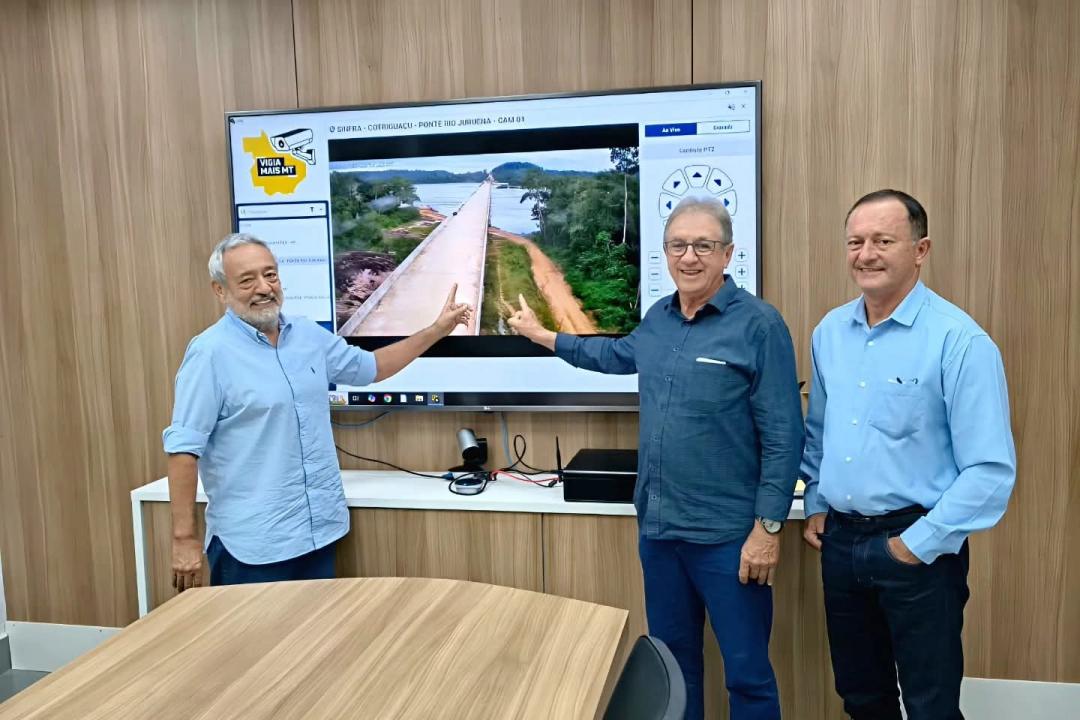 Prefeito de Paranaíta avança em agenda estratégica em Cuiabá e celebra avanço na ponte do Rio Juruena