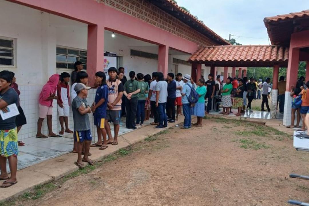 Justiça Eleitoral leva serviços itinerantes a três aldeias Xavante em Campinápolis