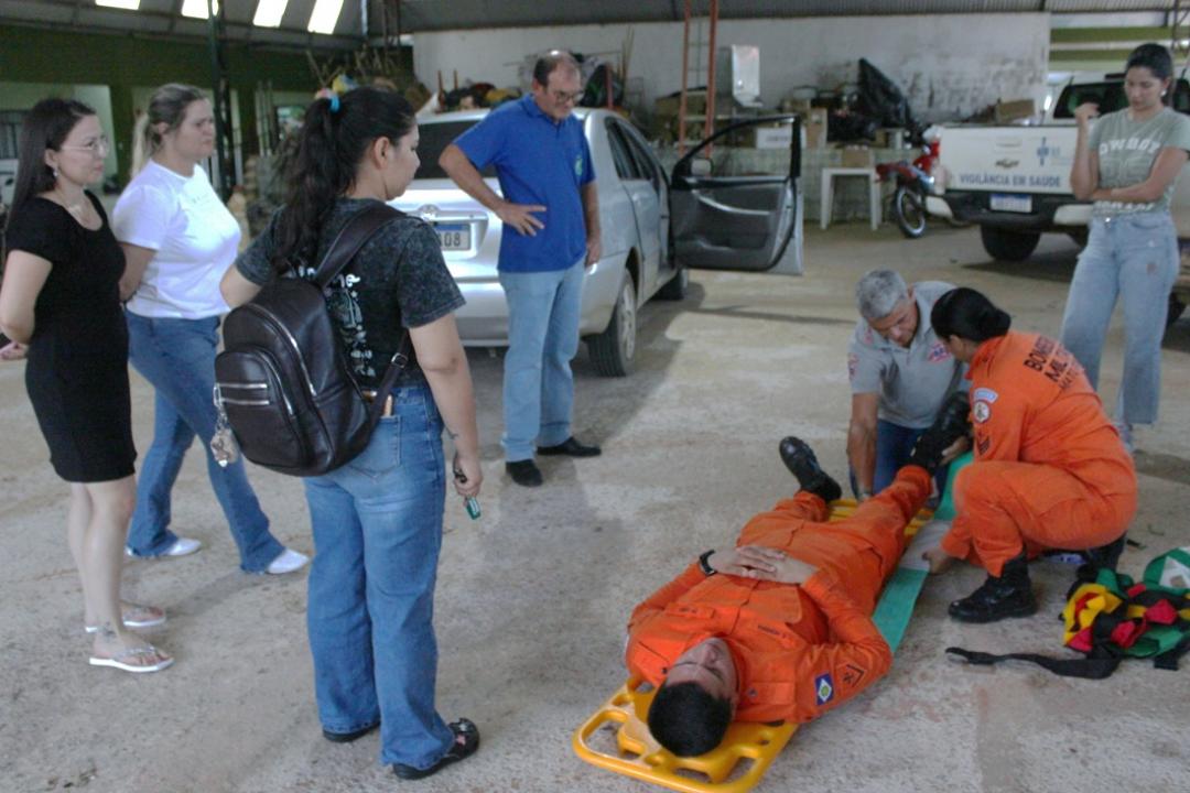 Profissionais da saúde de Nova Monte Verde são capacitados em Primeiros Socorros pela 7ª CIBM