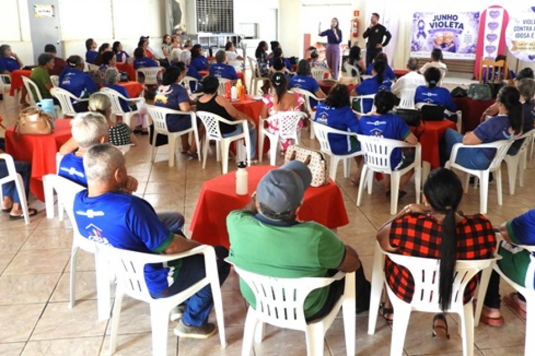 Junho Violeta: Nova Monte Verde intensifica ações contra violência e orienta idosos sobre direitos