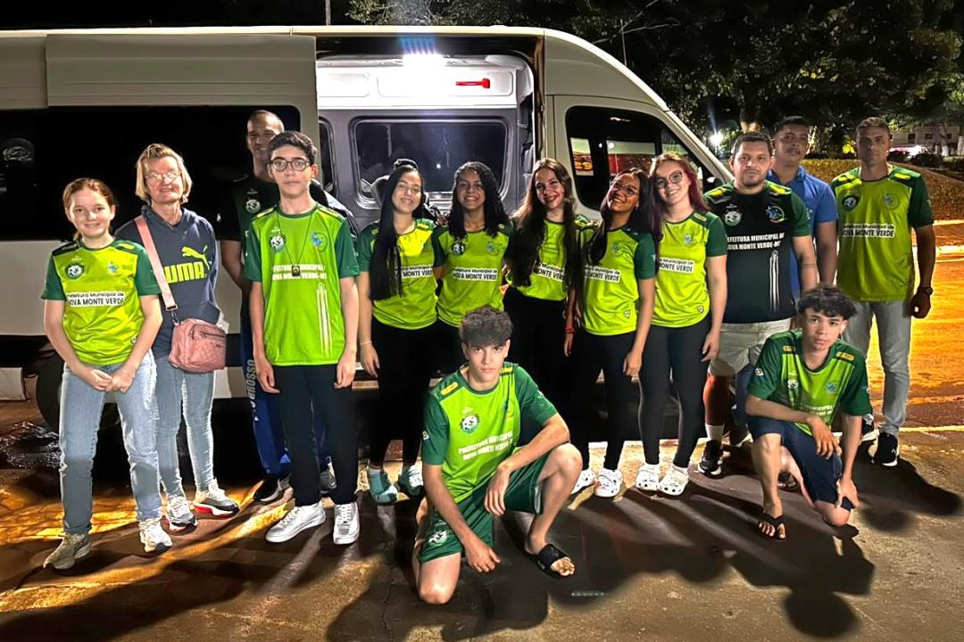 Delegação de Nova Monte Verde disputa fase estadual dos Jogos Escolares Mato-grossenses em Campo Verde