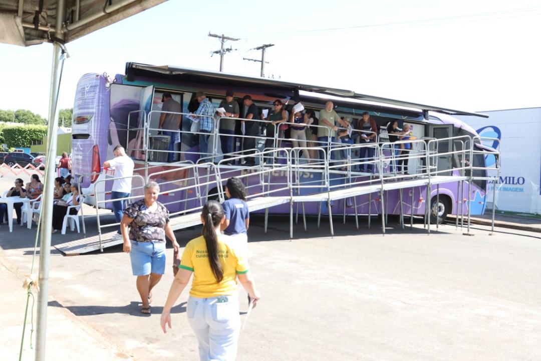 Unidade móvel do Hospital de Câncer de MT inicia atendimentos a quase 450 pacientes em Alta Floresta