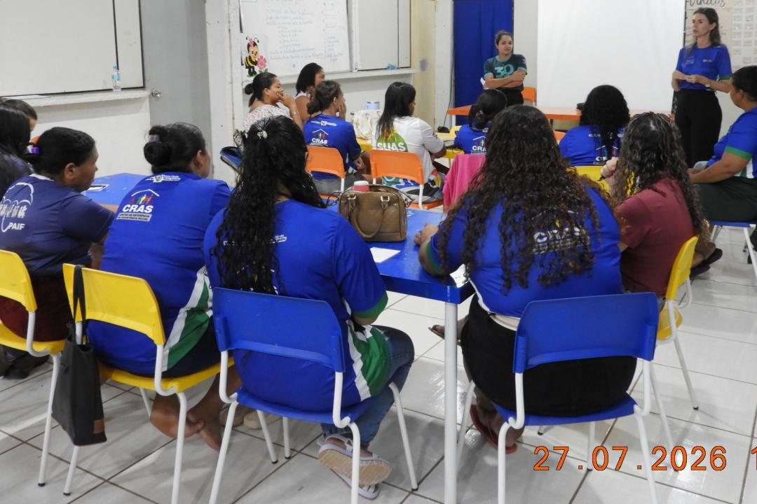 Assistência Social promove roda de conversa sobre educação financeira em reunião do Grupo de Mulheres em Nova Monte Verde