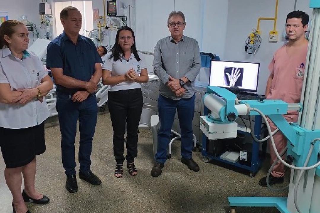 Hospital de Paranaíta recebe Raio-X móvel e passa a realizar exames diretamente no leito do paciente
