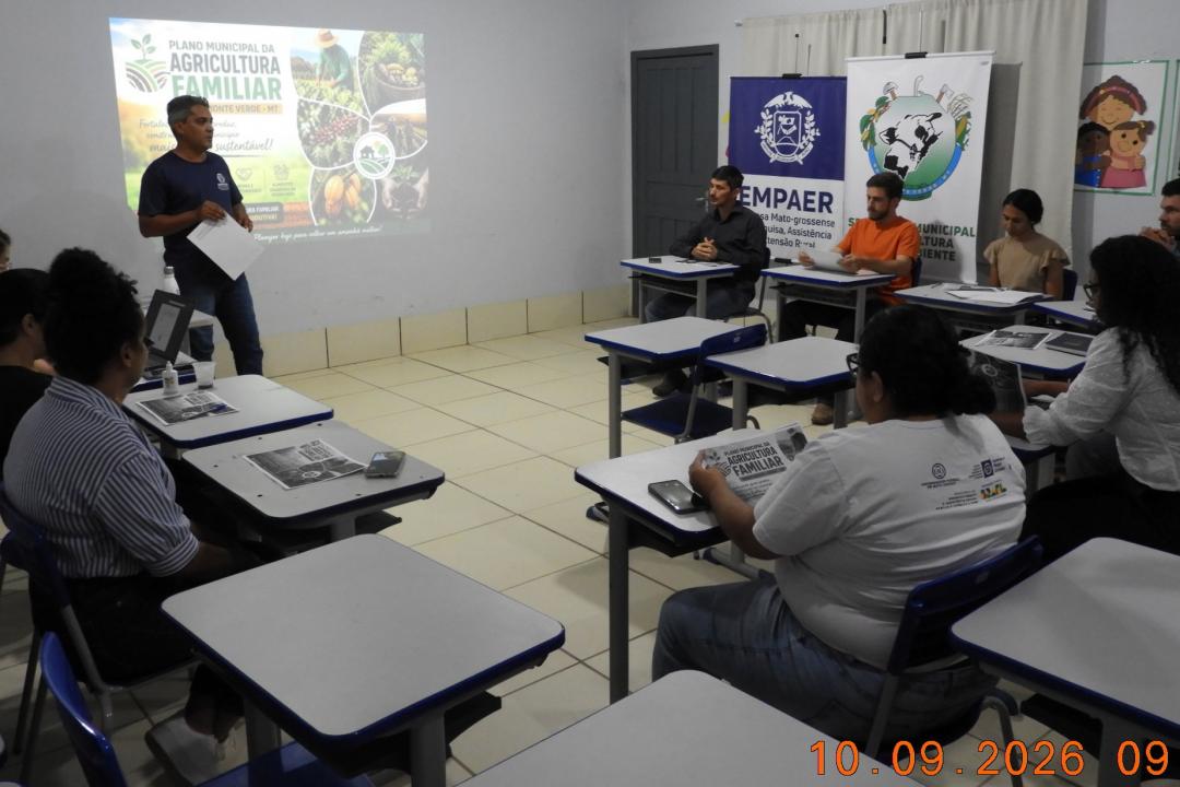 Nova Monte Verde inicia construção do Plano Municipal da Agricultura Familiar para os próximos dez anos