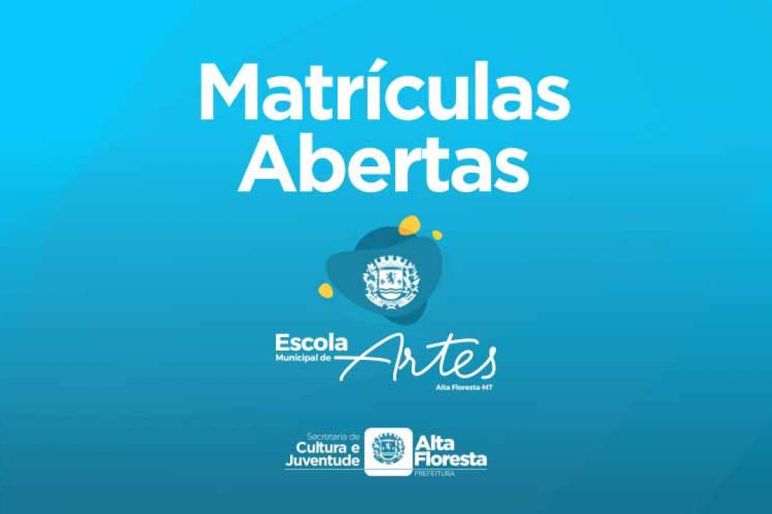 Escola Municipal de Artes estão com inscrições abertas para 2024