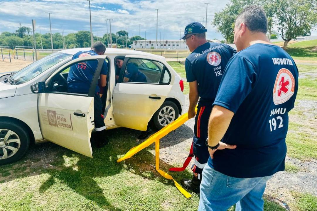 Samu capacita 50 profissionais do interior de MT para atendimento pré-hospitalar ágil e seguro