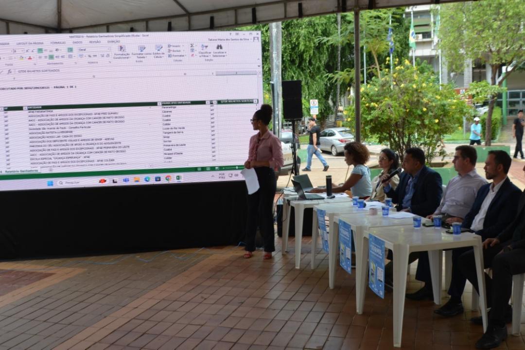 Sorteio do Nota MT na praça contempla 1.010 consumidores