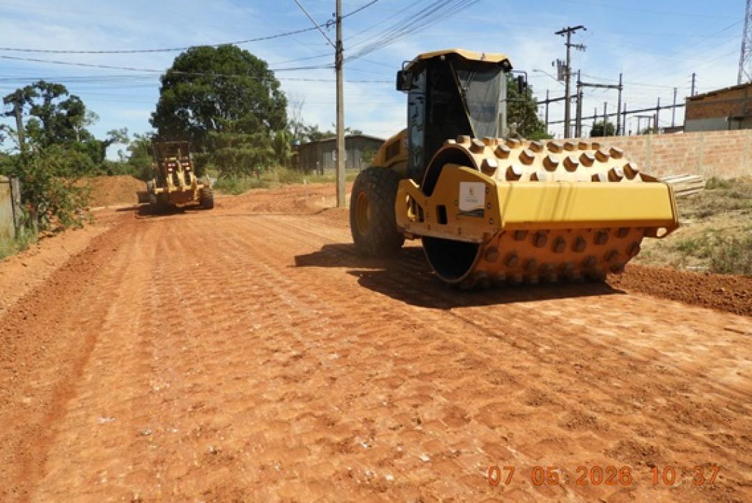 Prefeitura de Nova Monte Verde inicia a pavimentação asfáltica no Bairro Jardim Planalto