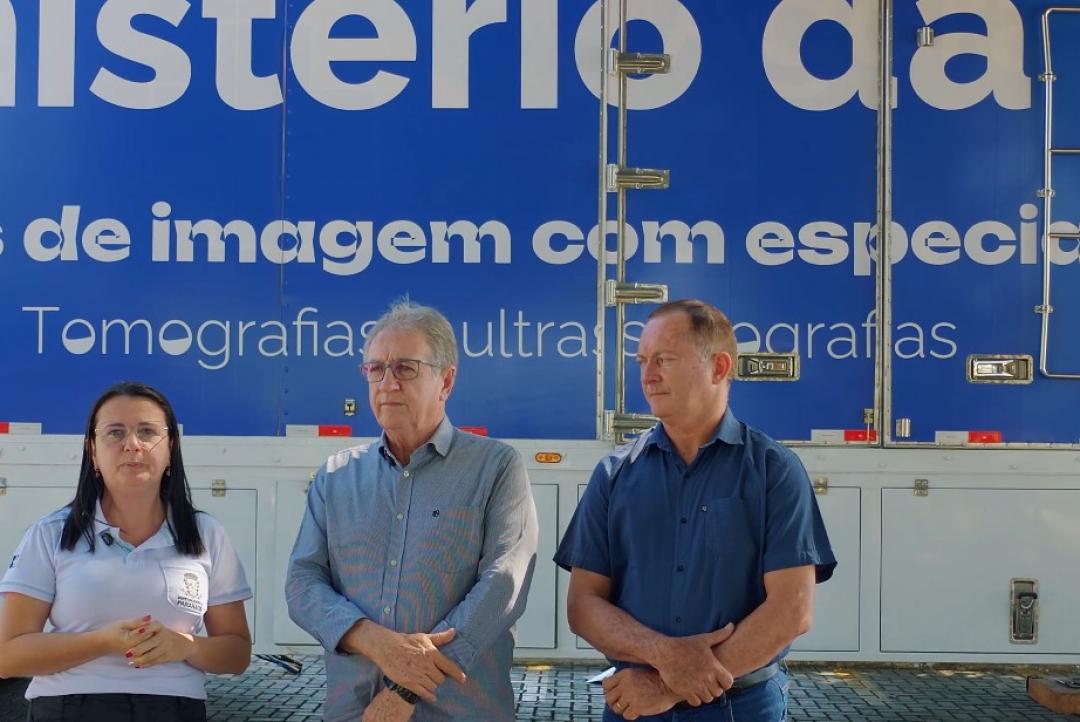 Paranaíta recebe primeira Carreta de Imagens do SUS do Mato Grosso e vai zerar filas de exames