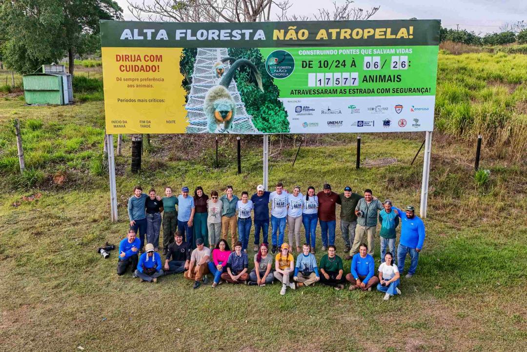 Prefeitura amplia ações de proteção à fauna e fortalece projeto de travessia segura de primatas em Alta Floresta