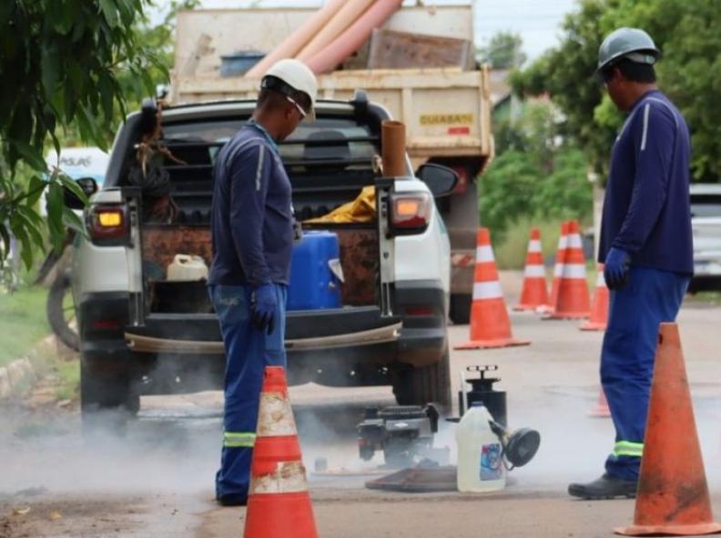 Testes de fumaça identificam irregularidades nas redes de esgoto em Alta Floresta