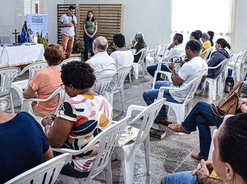 Secma realiza palestra sobre Meio Ambiente na Paróquia Bom Pastor, em Alta Floresta, referente à Campanha da Fraternidade 2025