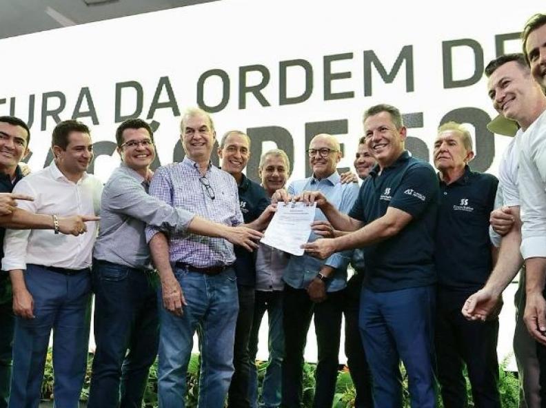 Governador assina ordem de serviço para obras de duplicação do último trecho na BR-163