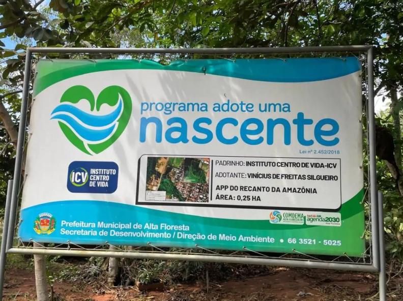 Programa Adote uma Nascente promove ação de limpeza em 23 áreas de Alta Floresta