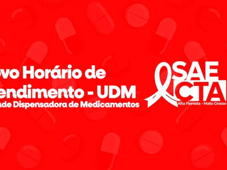 UDM do SAE de Alta Floresta Amplia Horário de Atendimento em Novembro