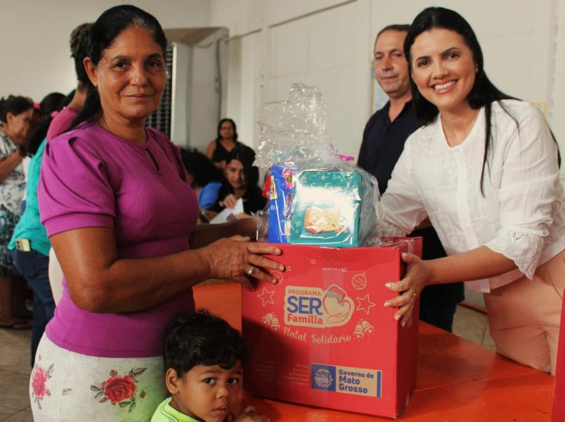 Secretaria Assistência Social de Nova Monte Verde realiza entrega de cestas básicas para famílias cadastradas no CRAS
