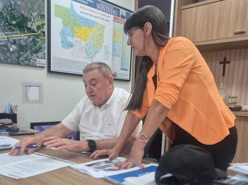 Nininho atende pedido da vereadora Leonice Klaus e destina R$ 400 mil para construção de barracão do Clube de Mães no Boa Esperança