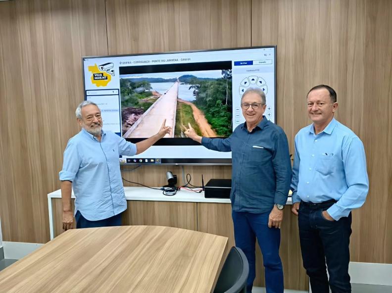 Prefeito de Paranaíta avança em agenda estratégica em Cuiabá e celebra avanço na ponte do Rio Juruena