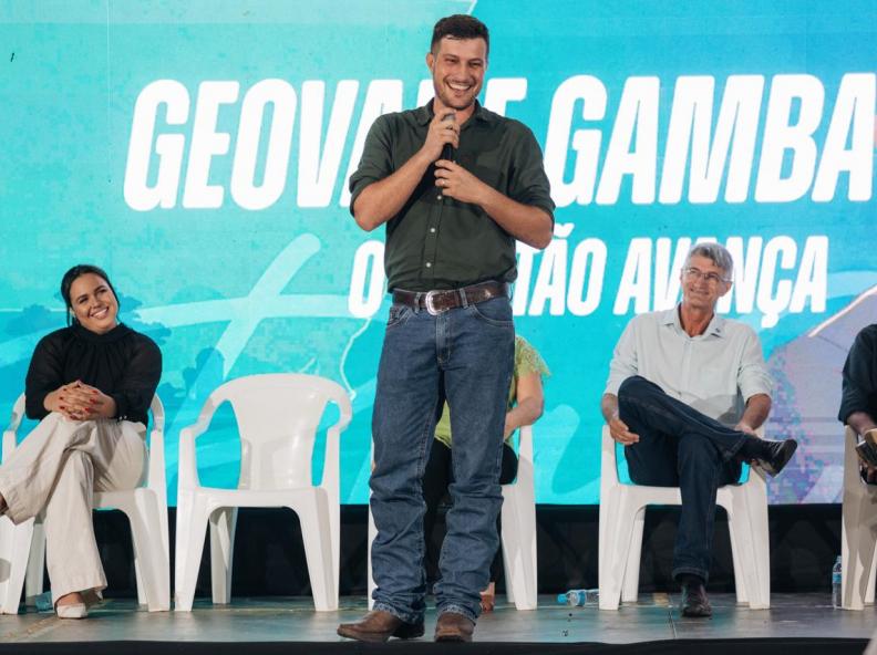 Geovane Gamba é lançado como pré-candidato a deputado estadual com apoio de peso