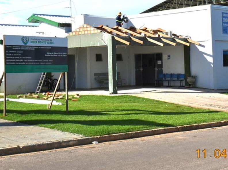 Nova Monte Verde inicia troca de cobertura em unidades de saúde para melhorar atendimento