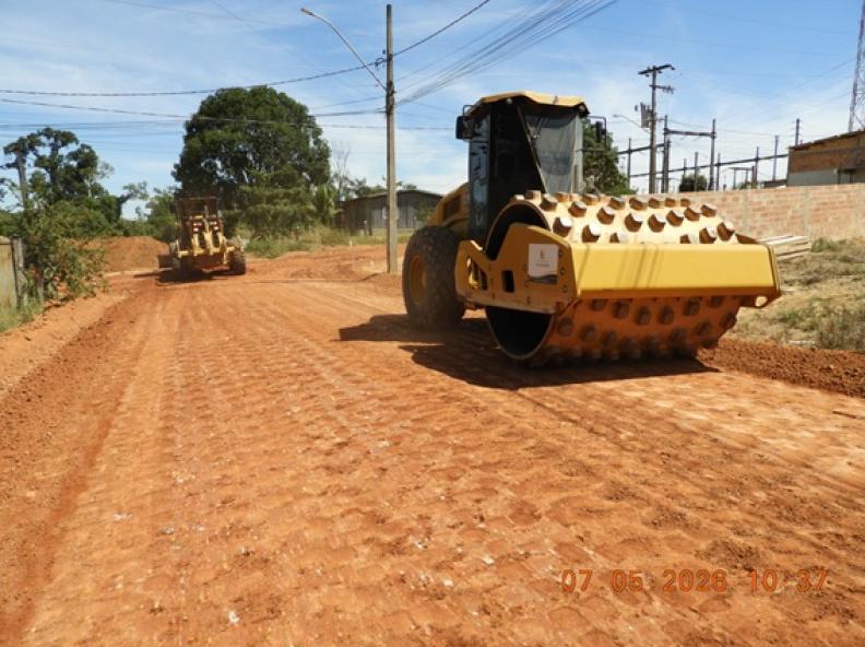 Prefeitura de Nova Monte Verde inicia a pavimentação asfáltica no Bairro Jardim Planalto