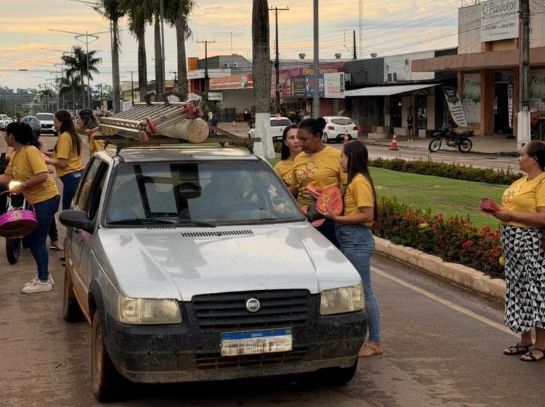 Preservando a Vida: Nova Monte Verde realiza ação de combate ao abuso sexual infantil em avenida principal