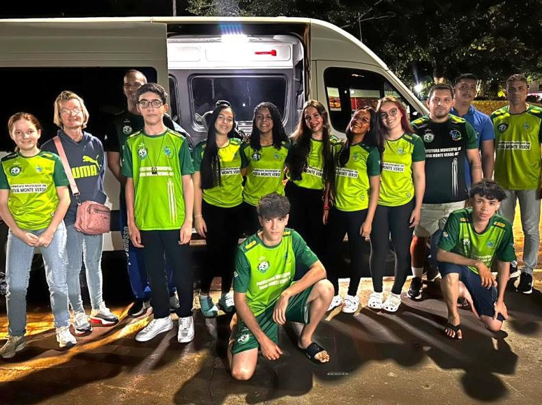 Delegação de Nova Monte Verde disputa fase estadual dos Jogos Escolares Mato-grossenses em Campo Verde