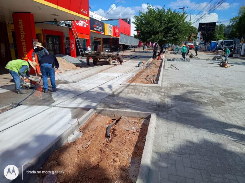 Alta Floresta inicia obras do Calçada para Todos; trecho piloto vai servir de modelo para toda a cidade