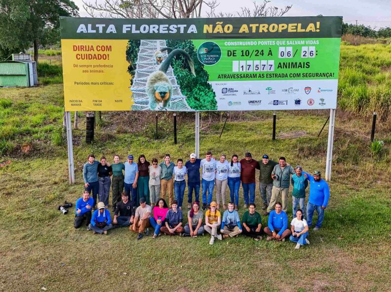 Prefeitura amplia ações de proteção à fauna e fortalece projeto de travessia segura de primatas em Alta Floresta