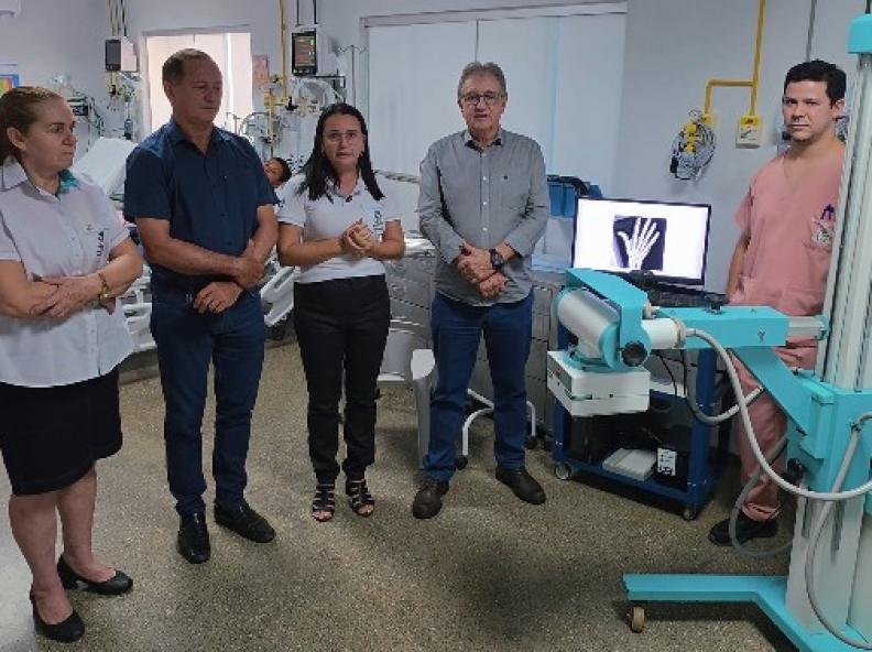 Hospital de Paranaíta recebe Raio-X móvel e passa a realizar exames diretamente no leito do paciente