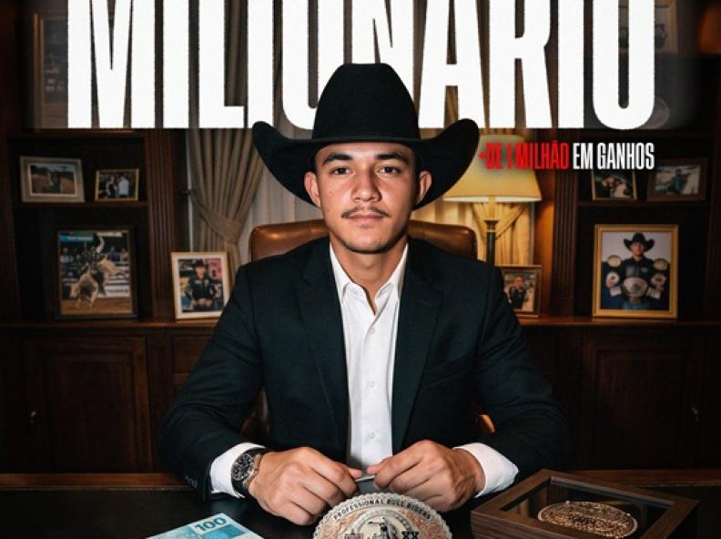 João Paulo Velasco supera R$ 1 milhão em ganhos na PBR