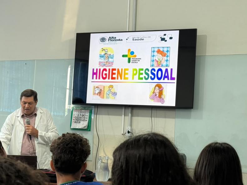 Saúde e Educação levam prevenção e informação para dentro das escolas de Alta Floresta