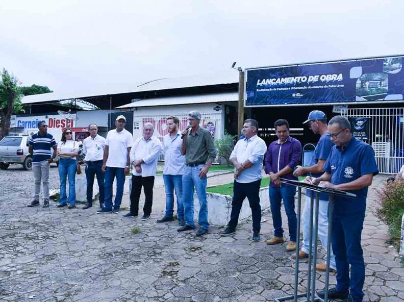 Lançada a revitalização da fachada e urbanização do entorno da Feira Livre Odilio Oliveira de Paula